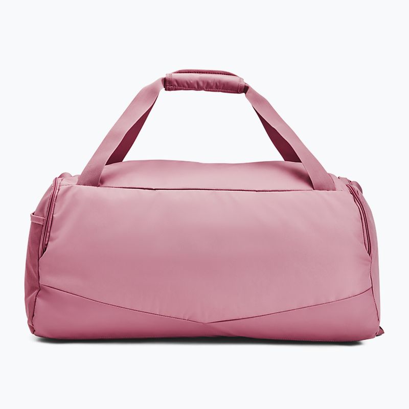Under Armour Undeniable 5.0 Duffle M 58 l розов еликсир/бяла чанта 2