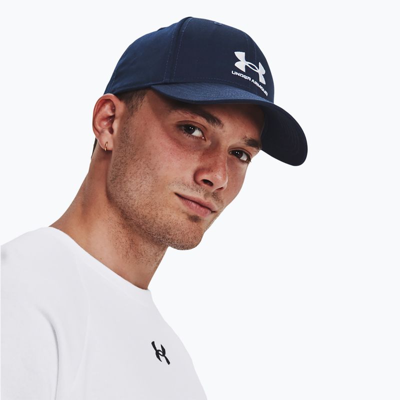 Мъжка бейзболна шапка с марка Under Armour Lockup Adj midnight navy/white 3