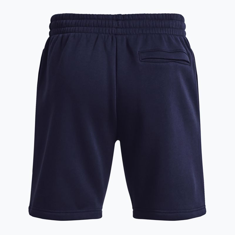 Мъжки шорти Under Armour Icon Fleece midnight navy/white 2
