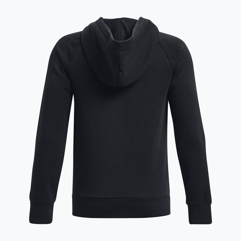 Детски суитшърт Under Armour Rival Fleece FZ Hoodie black 2