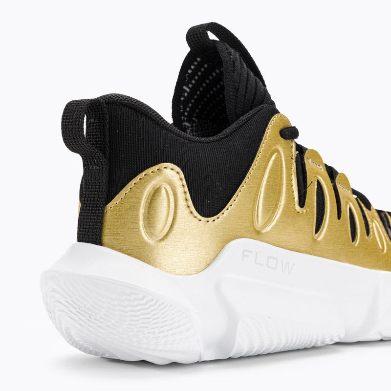 Баскетболни обувки Under Armour W Flow Breakthru 4 black/metallic gold/white за жени 9