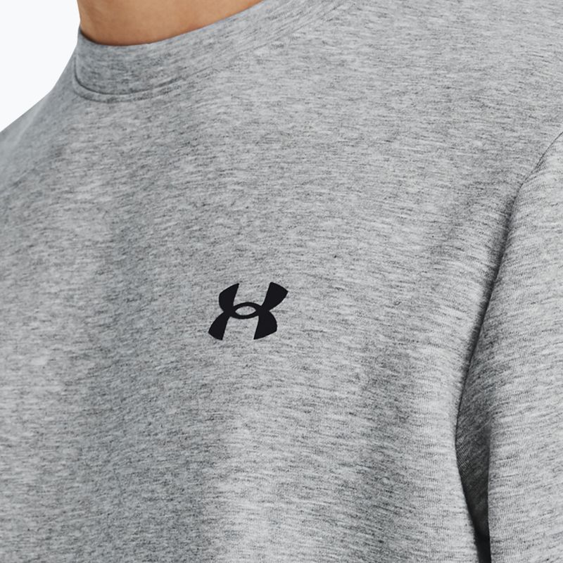 Мъжки суитшърт Under Armour Unstoppable Fleece Crew mod gray/black 4