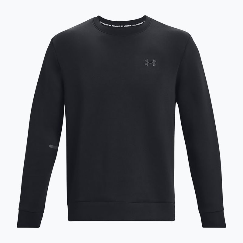 Мъжки суитшърт Under Armour Unstoppable Fleece Crew black/black 5
