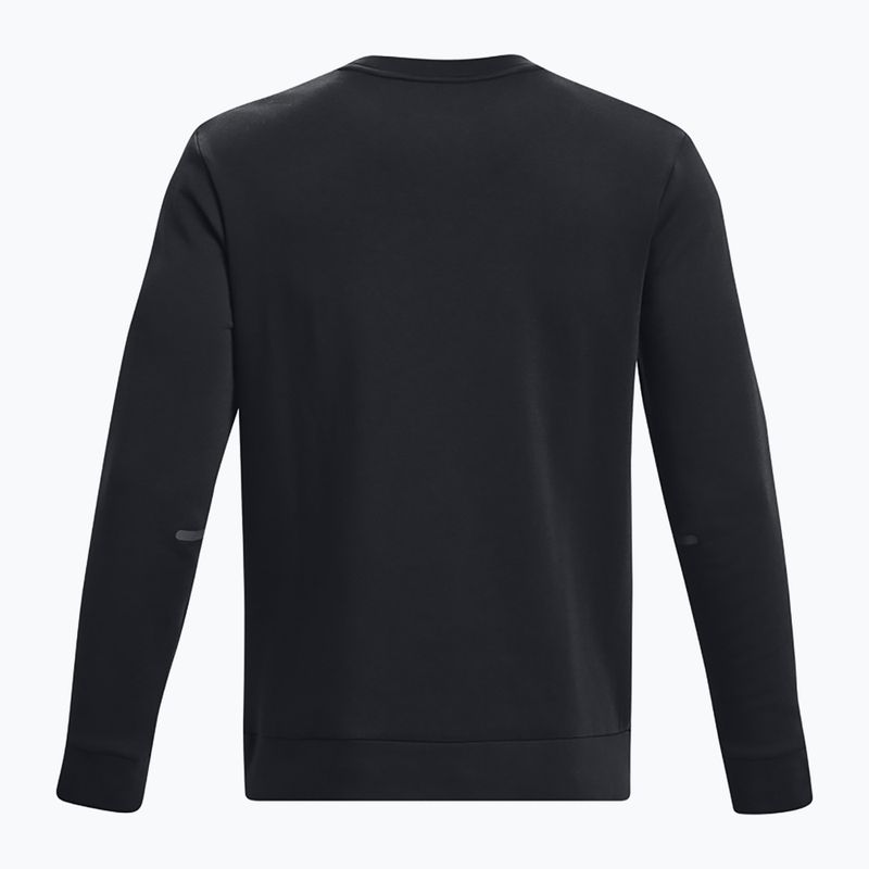 Мъжки суитшърт Under Armour Unstoppable Fleece Crew black/black 6