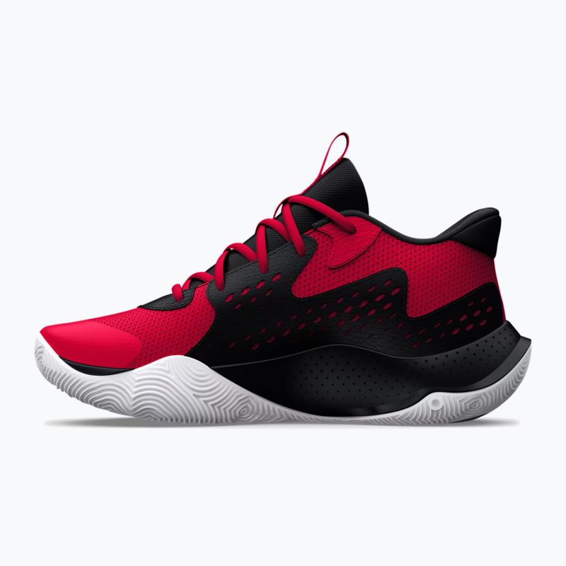 Баскетболни обувки Under Armour Jet'23 червено/черно/бяло 7
