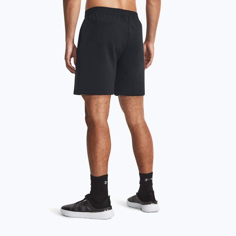 Мъжки шорти за тренировка Under Armour Unstoppable Fleece black/black 3