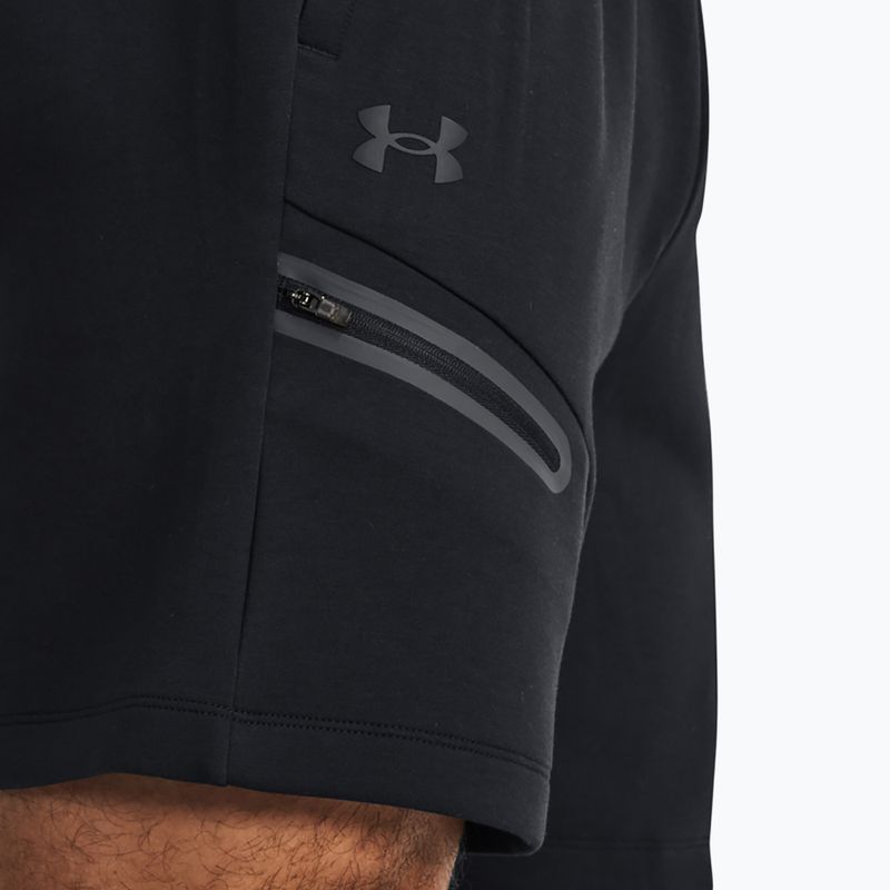 Мъжки шорти за тренировка Under Armour Unstoppable Fleece black/black 4