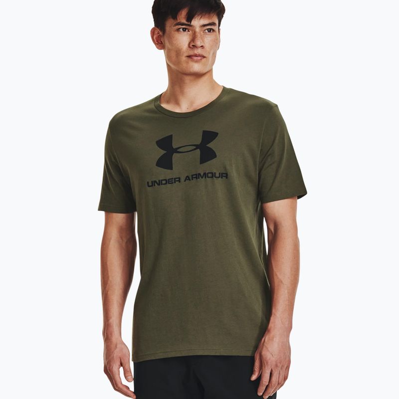 Мъжка тениска Under Armour Sportstyle Logo marine от green// black