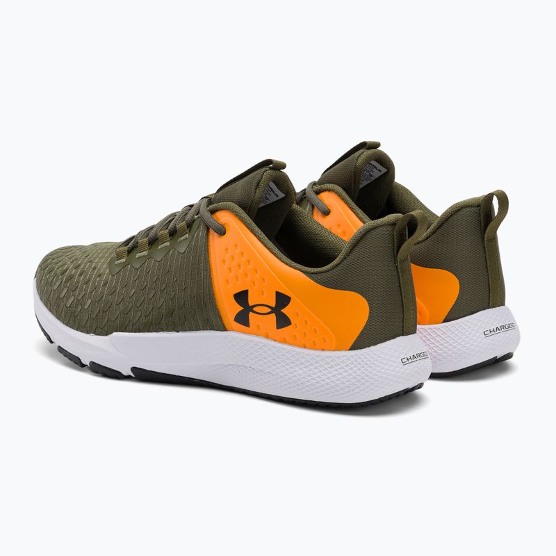 Under Armour Charged Engage 2 мъжки обувки за тренировка marine от green/formula orange/black 3