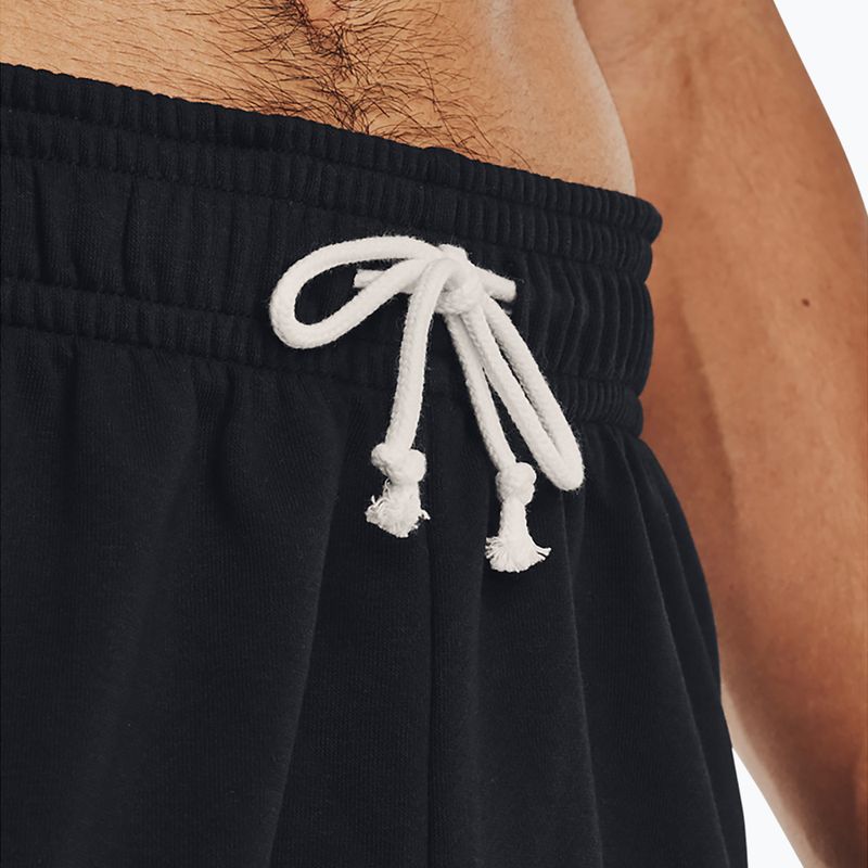 Мъжки шорти Under Armour Rival Terry 6in black/onyx white 4