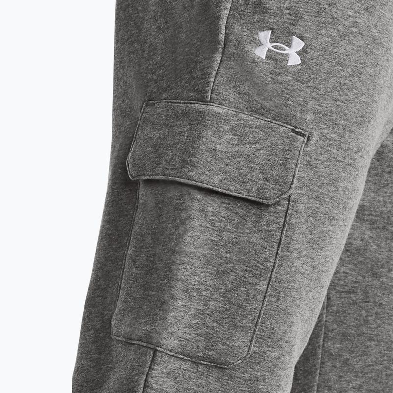 Мъжки панталони Under Armour Rival Fleece Cargo Jogger castlerock light heather / white 4
