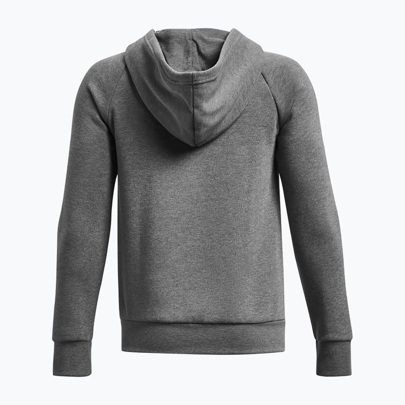 Детски суитшърт Under Armour Rival Fleece FZ Hoodie gray 2