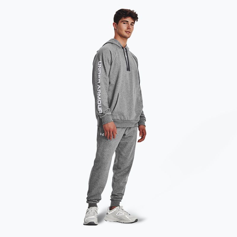 Мъжки спортен костюм Rival Fleece Suit Castlerock light heather/white на Under Armour