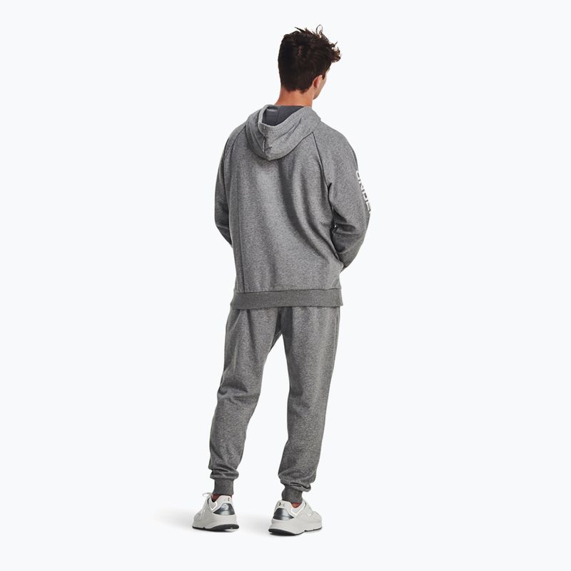 Мъжки спортен костюм Rival Fleece Suit Castlerock light heather/white на Under Armour 2