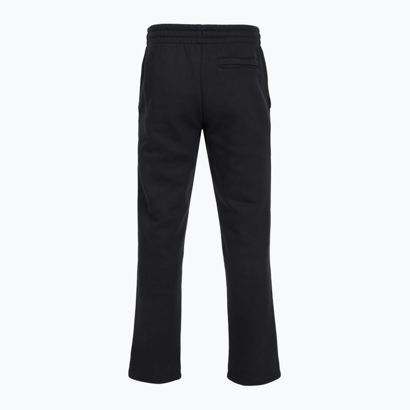 Мъжки панталони за бягане Under Armour Icon Fleece Pant black/white 2
