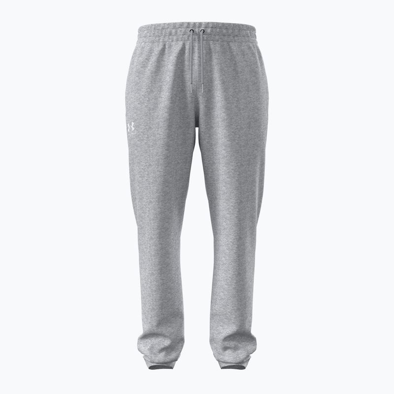 Мъжки панталони за бягане Under Armour Icon Fleece Pant mod gray full heather/white 5