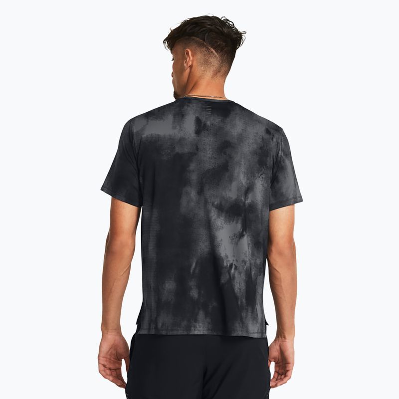 Мъжки потник за бягане Under Armour Laser Wash black/castlerock/reflective 2