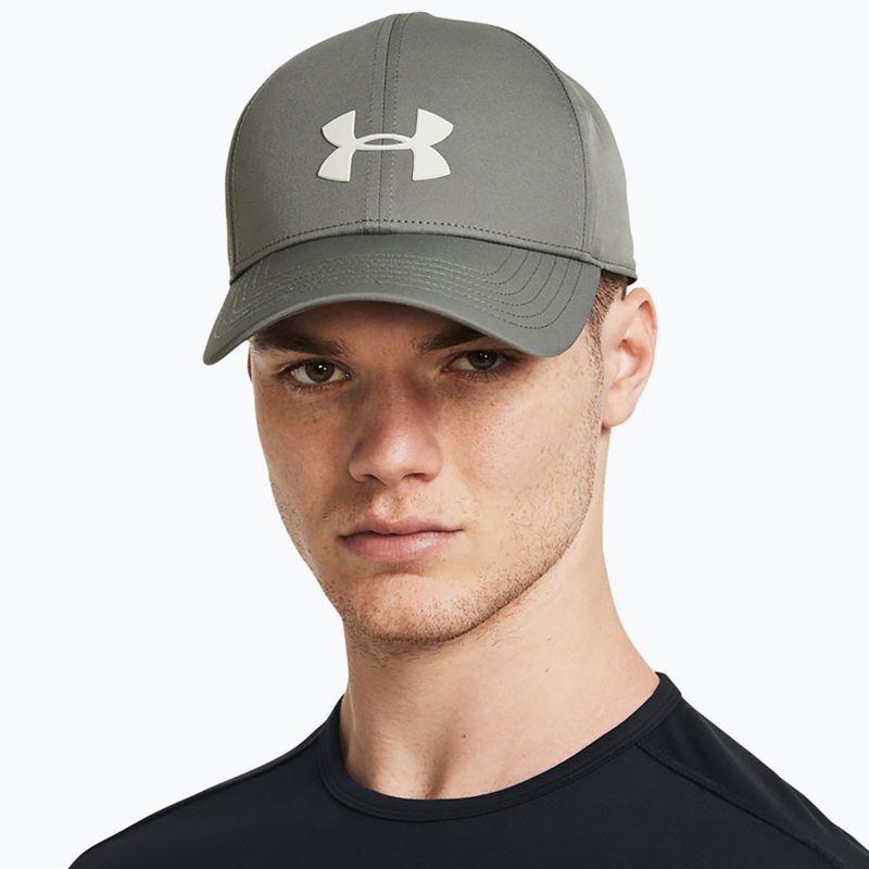 Бейзболна шапка Under Armour Storm Blitzing clay green/white clay 3