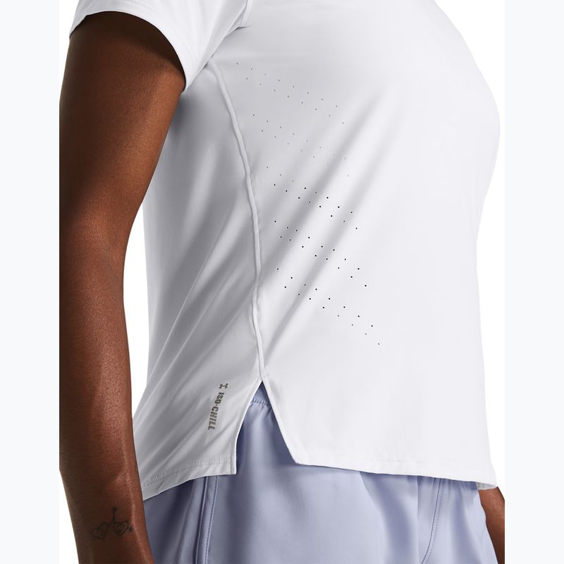 Дамска тениска за бягане Under Armour Laser white/reflective 3