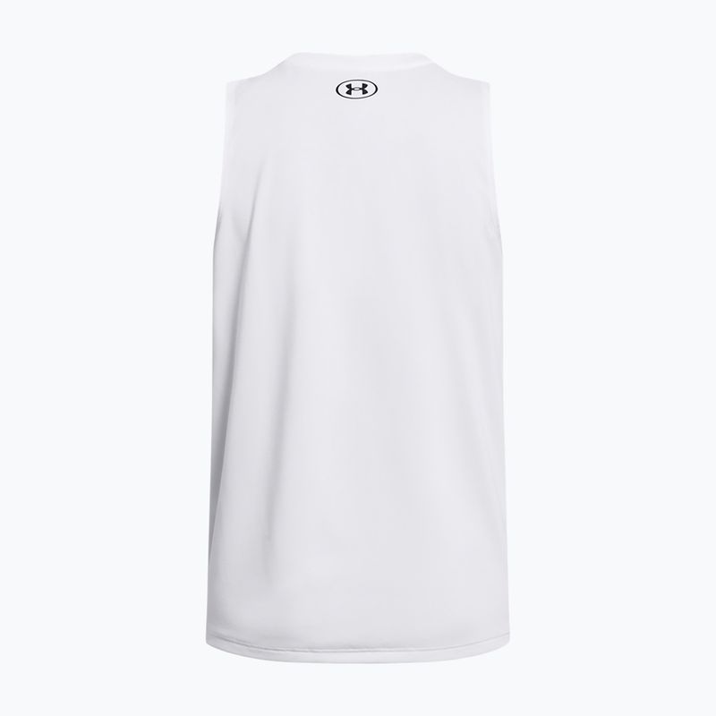Дамска тренировъчна тениска Under Armour Tech Tank Solid white/black 2