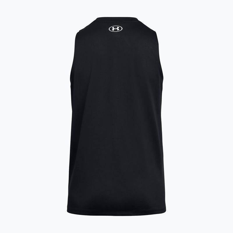 Дамска тренировъчна тениска Under Armour Tech Tank Solid black/white 2