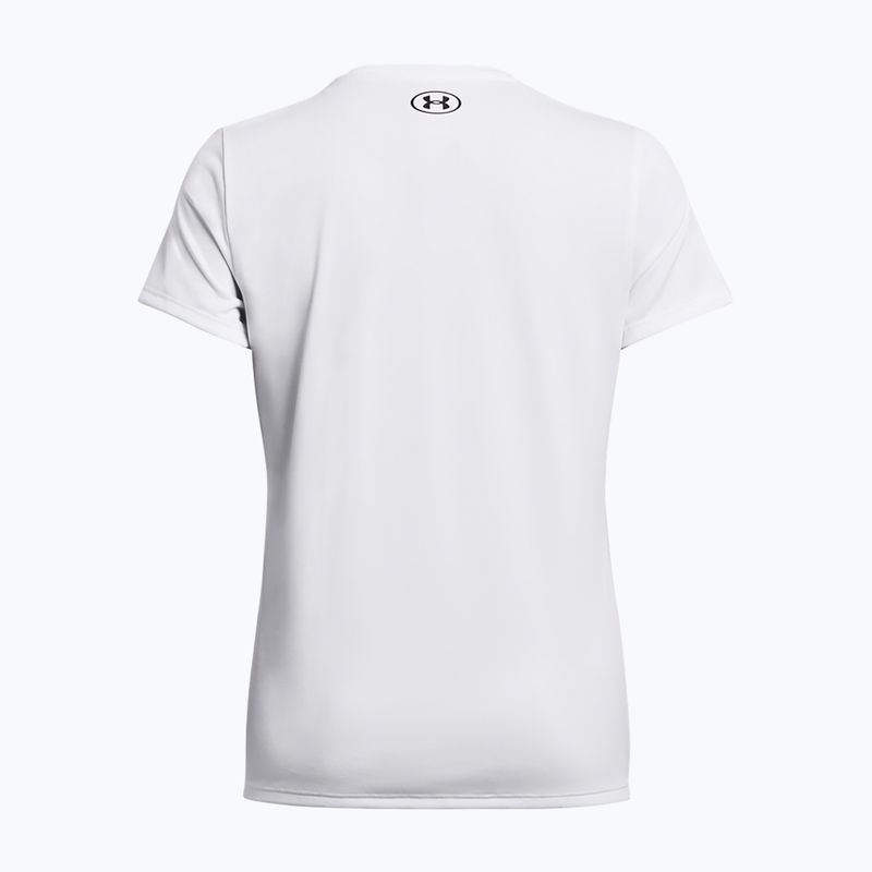 Дамска тренировъчна тениска Under Armour Tech SSV Solid white/black 2