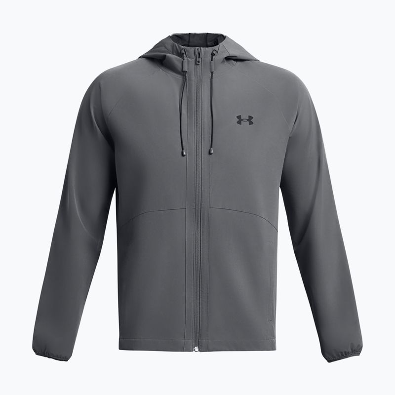 Мъжко яке Under Armour Stretch Woven Windbreaker pitch gray/black 4