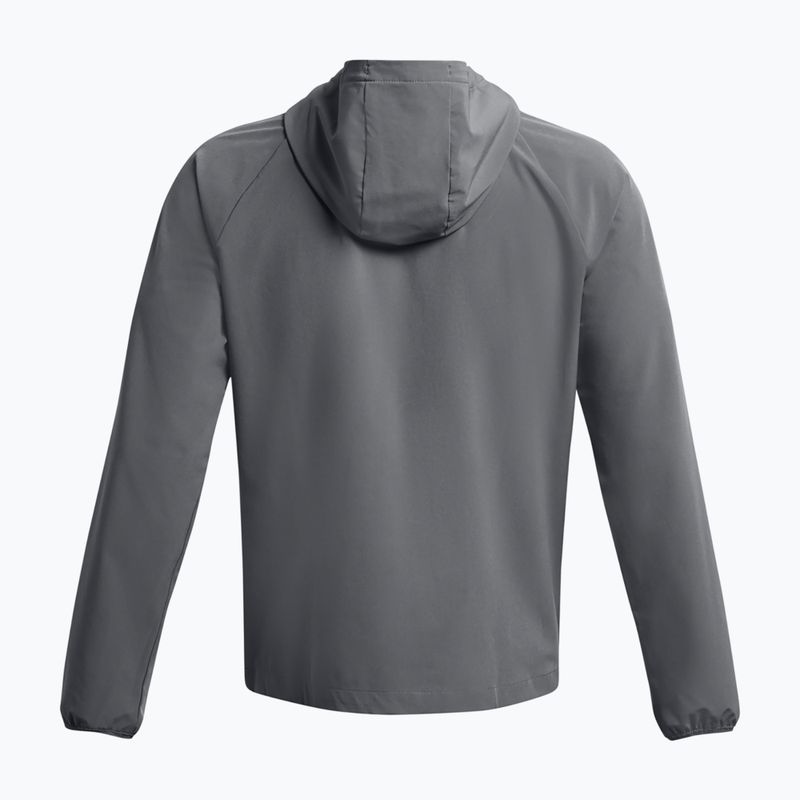 Мъжко яке Under Armour Stretch Woven Windbreaker pitch gray/black 5