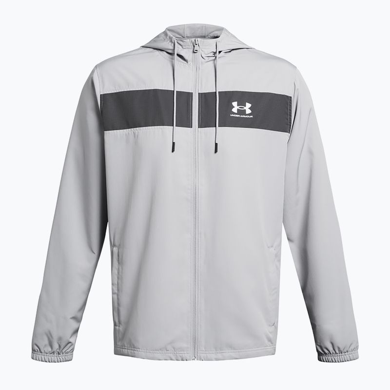 Мъжко ветроустойчиво яке Under Armour Sportstyle Windbreaker mod gray/castlerock/white 3