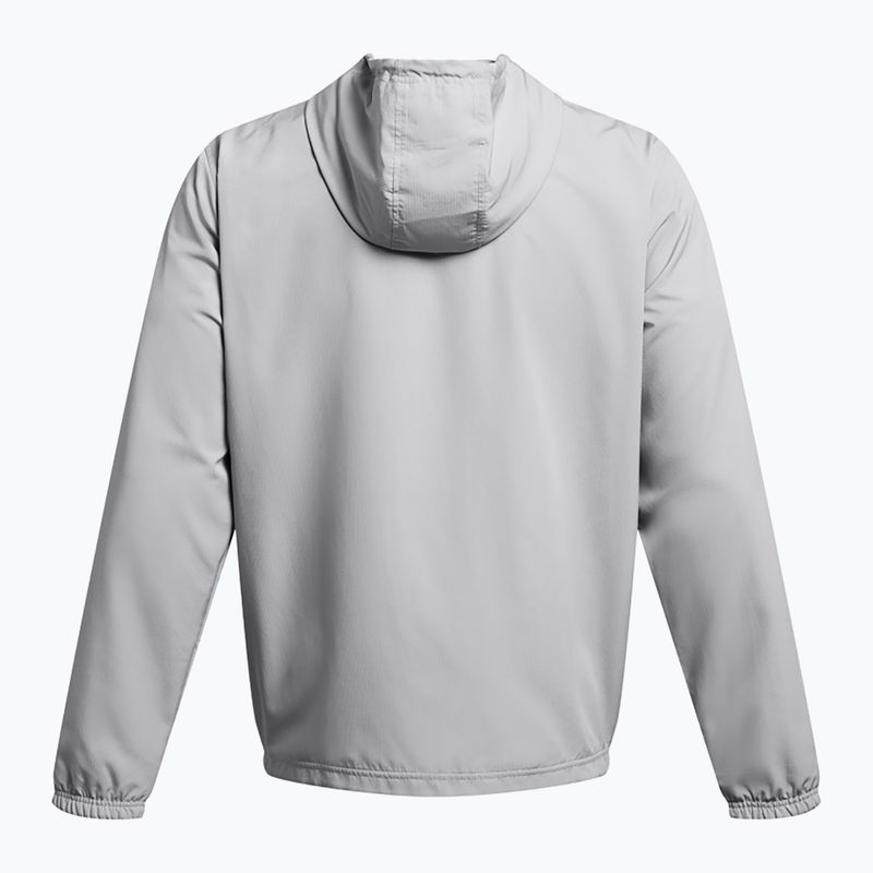 Мъжко ветроустойчиво яке Under Armour Sportstyle Windbreaker mod gray/castlerock/white 4