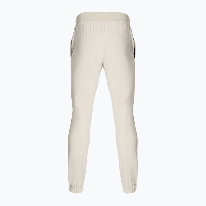 Мъжки спортни панталони Under Armour Stretch Woven Joggers цвят каки/черен панталон 6