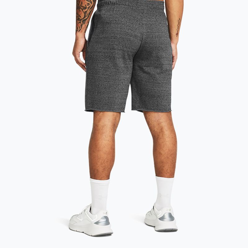 Мъжки шорти за тренировка Under Armour Rival Terry castlerock light heather/onyx white 3