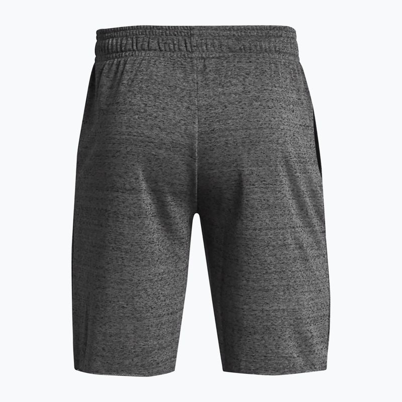 Мъжки шорти за тренировка Under Armour Rival Terry castlerock light heather/onyx white 6