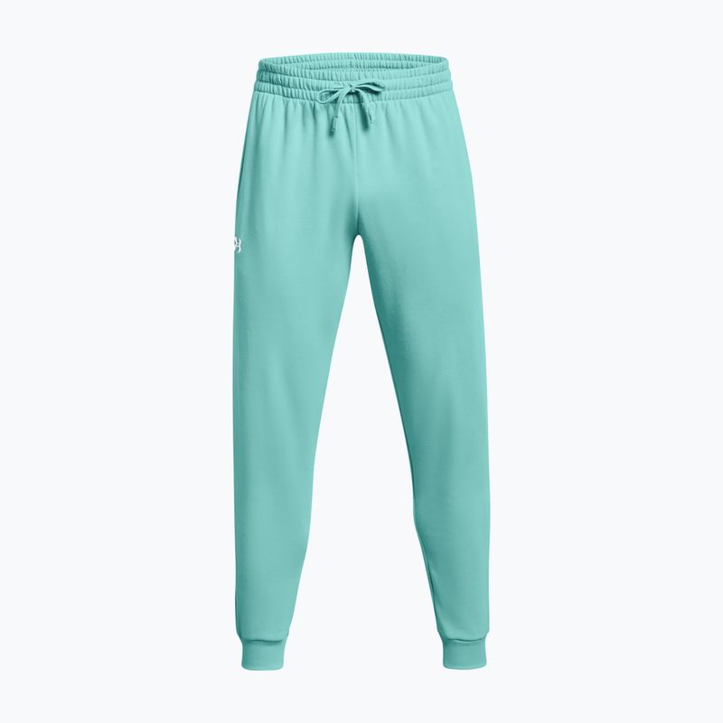 Мъжки панталони Under Armour Rival Fleece Joggers radial turquoise/white 6