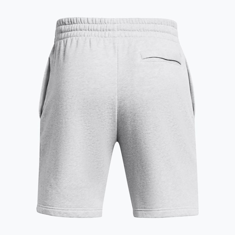 Мъжки шорти за тренировка Under Armour Rival Fleece mod gray light heather/white 6
