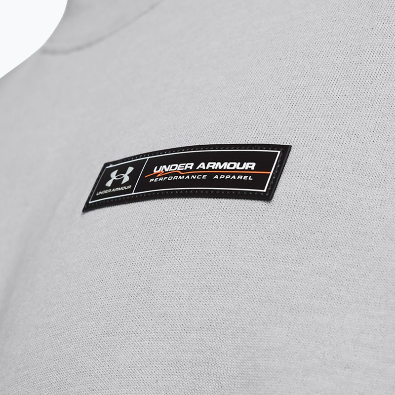 Мъжка тениска Under Armour HW Armour Label mod grey medium heather/black 3