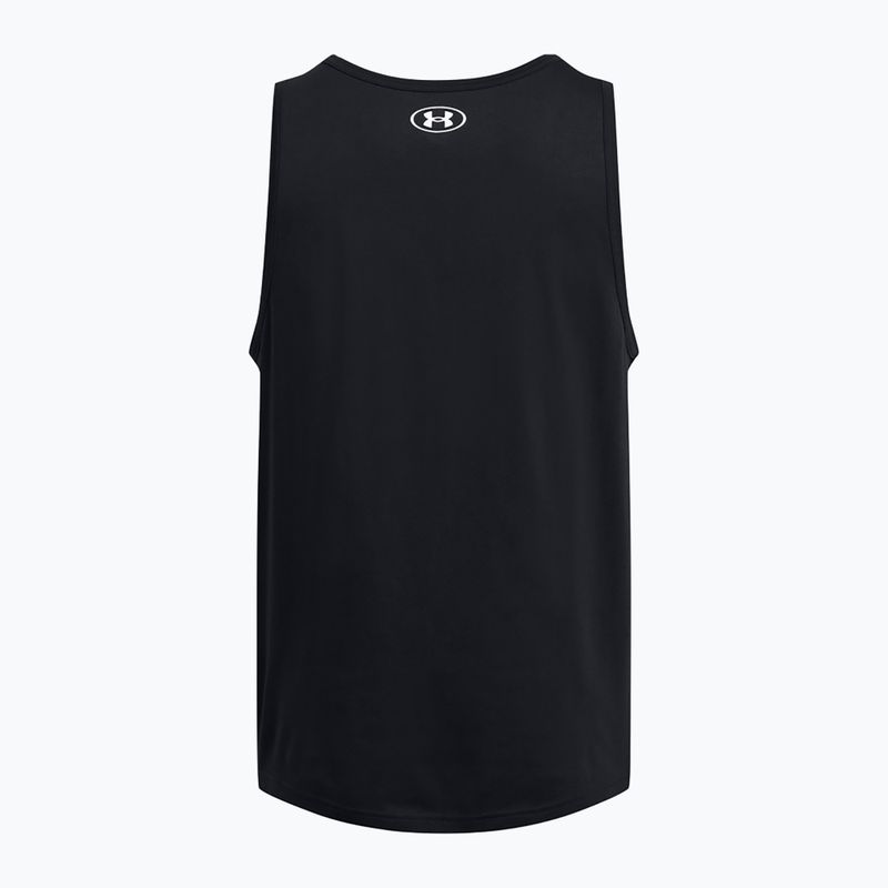 Under Armour Sportstyle Logo черен/бял мъжки потник 4