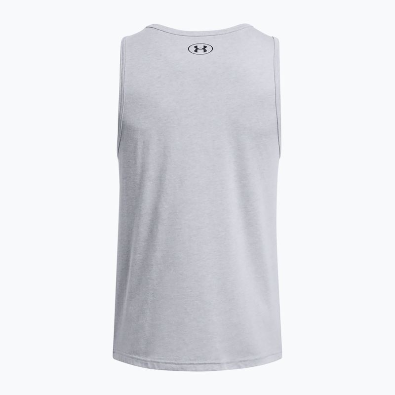 Мъжки потник Under Armour Sportstyle Logo steel light heather/black 4