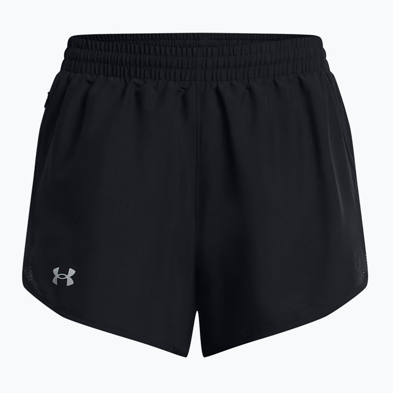 Дамски шорти за бягане Under Armour Fly By 3" black/ black/reflective