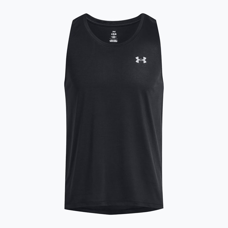 Under Armour Launch Singlet черен/отразителен мъжки потник за бягане 4
