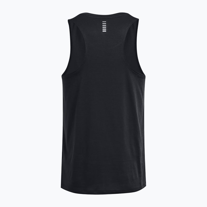 Under Armour Launch Singlet черен/отразителен мъжки потник за бягане 5