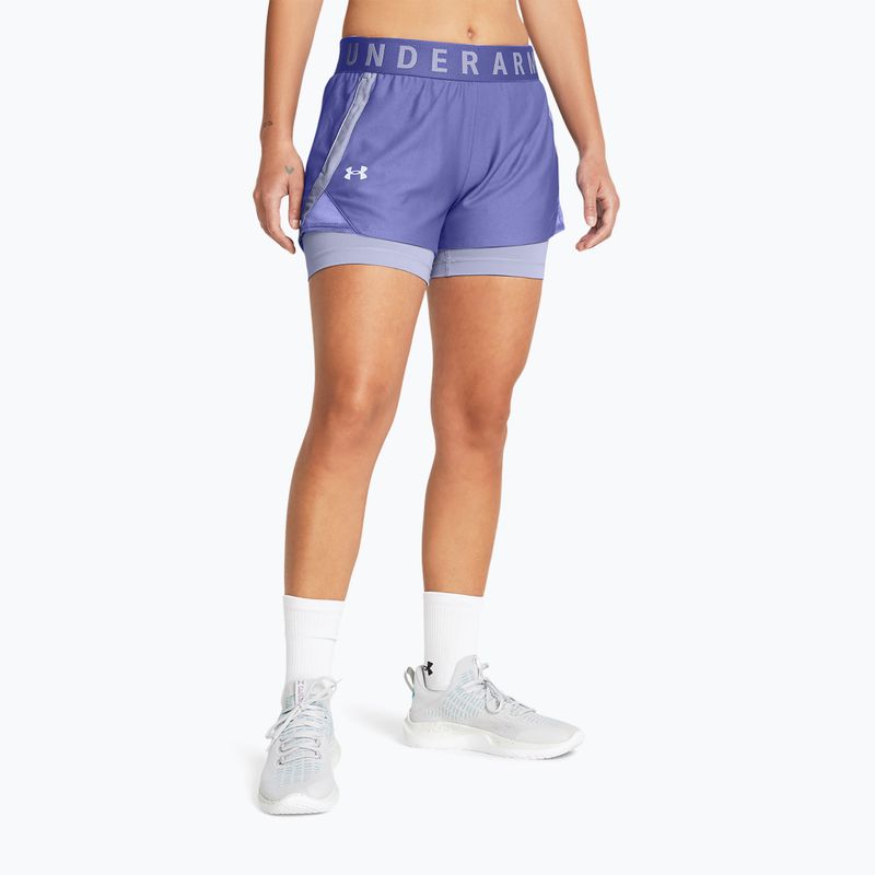 Under Armour Play Up 2-In-1 starlight/celeste/celeste дамски шорти за тренировка