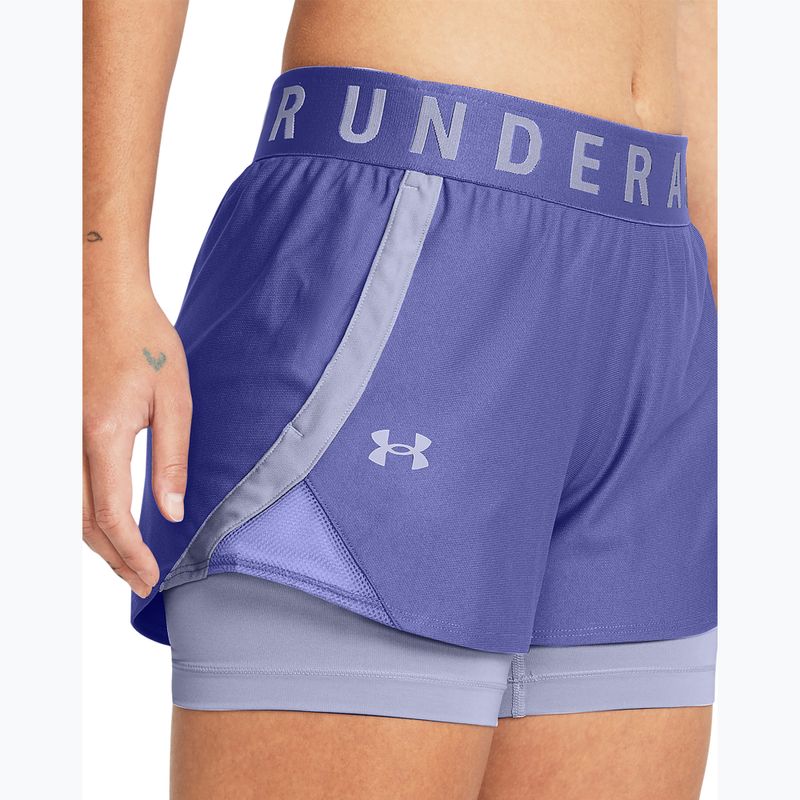 Under Armour Play Up 2-In-1 starlight/celeste/celeste дамски шорти за тренировка 4