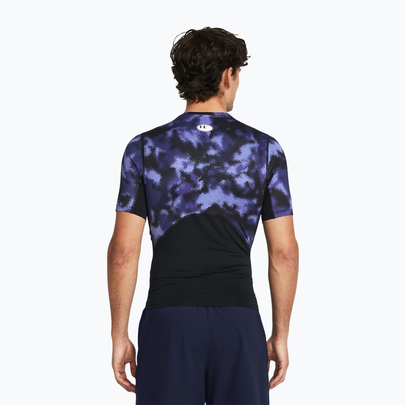 Мъжка тренировъчна тениска Under Armour HG Armour Printed starlight/white 2