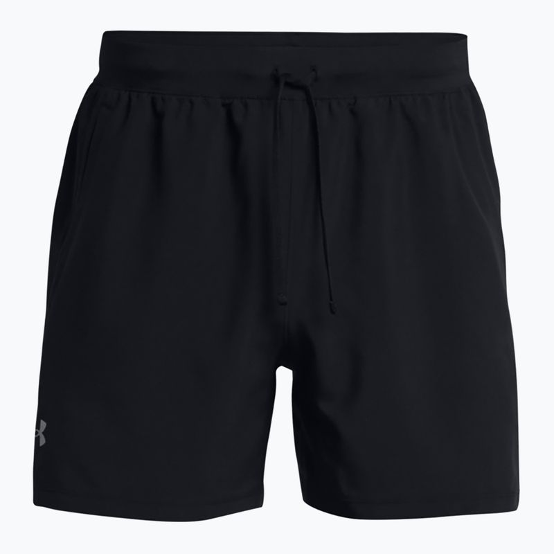 Мъжки къси панталони за бягане Under Armour Lanch 5" Unlined black / black / reflective 6