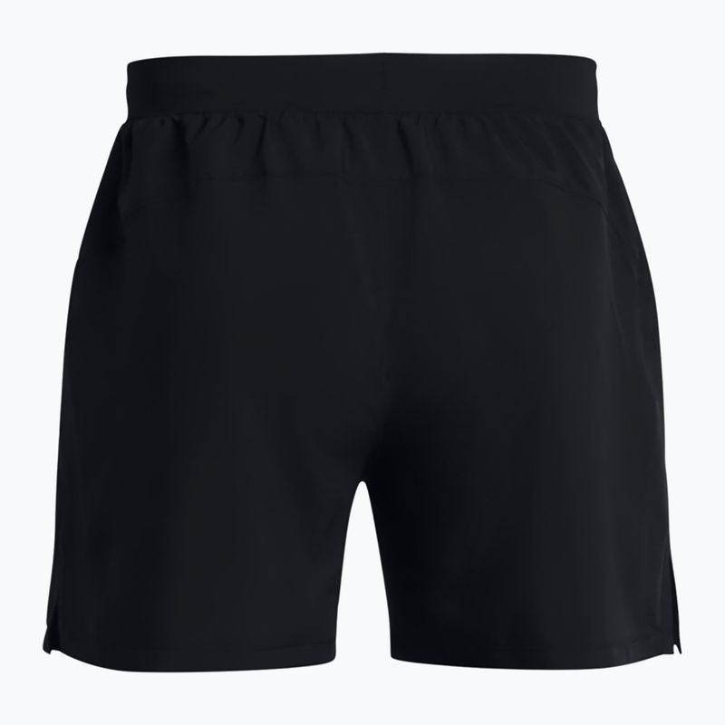Мъжки къси панталони за бягане Under Armour Lanch 5" Unlined black / black / reflective 7