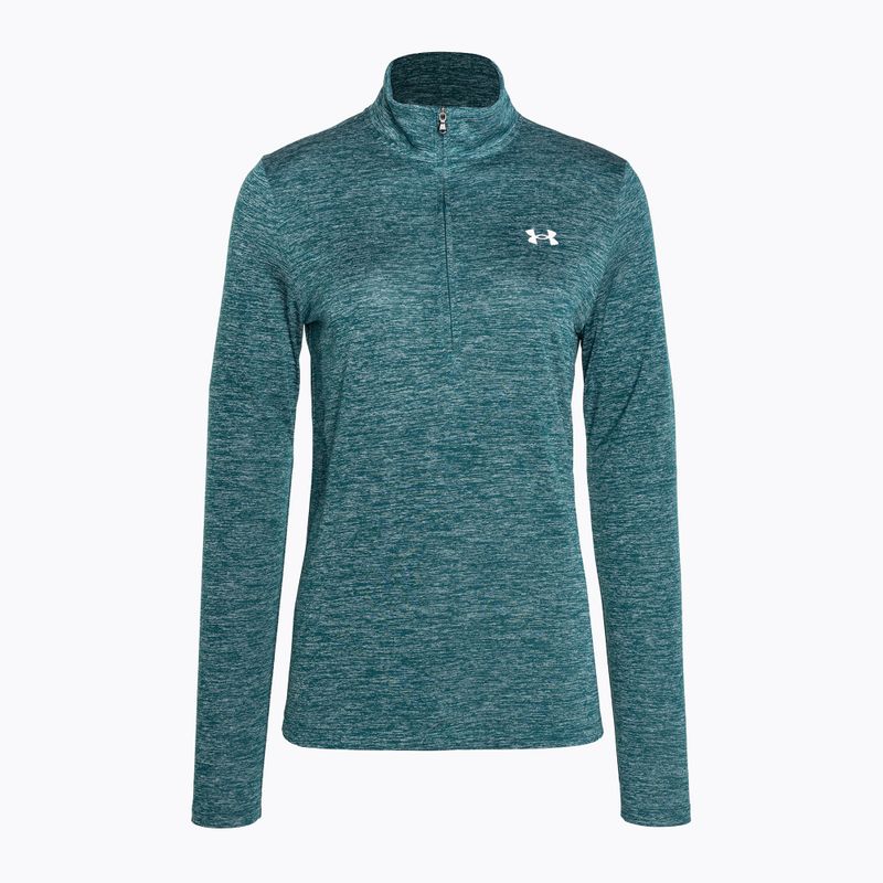 Дамски суитшърт Under Armour Tech 1/2 Zip-Twist hydro teal/white 3