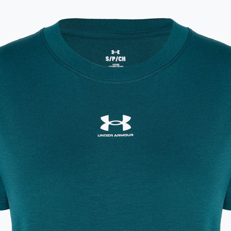 Under Armour Off Campus Core hydro тил/бяло, дамска тениска за тренировки 5