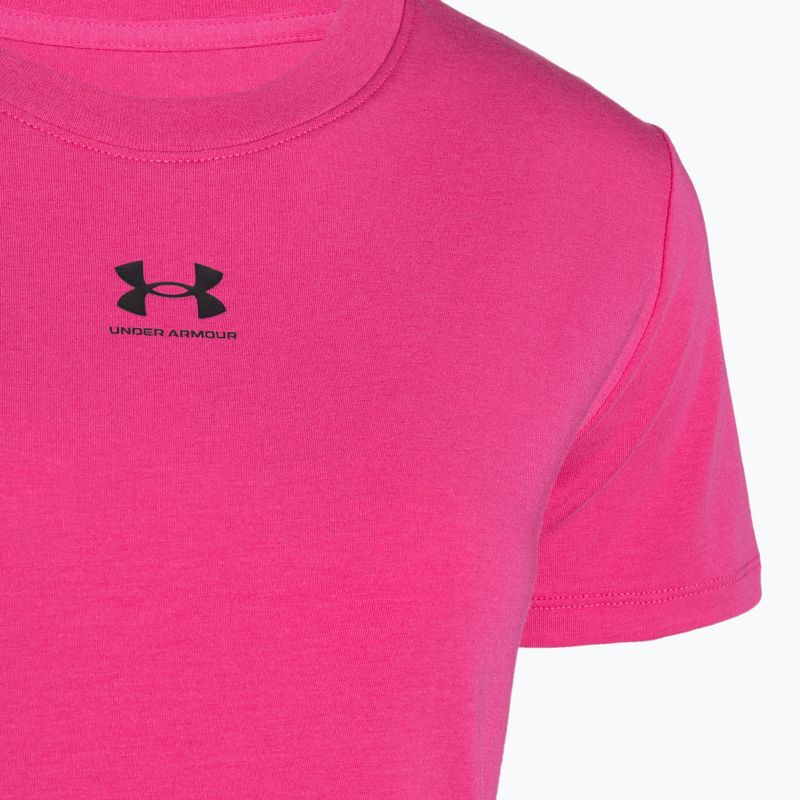 Under Armour Off Campus Core, астро розово/черно, дамска тениска за обучение 3