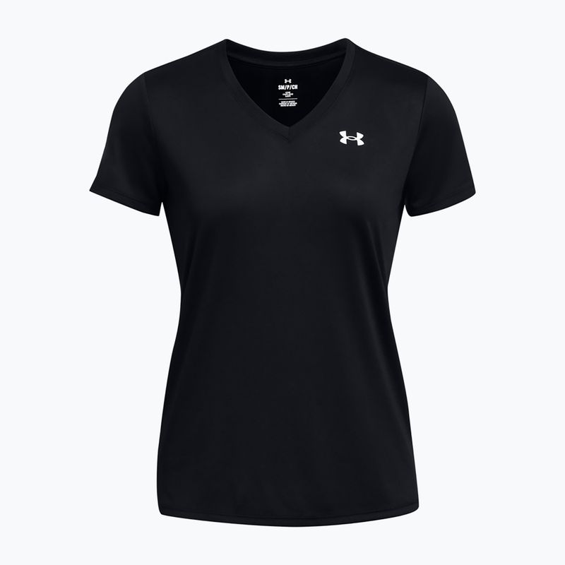 Дамска тренировъчна тениска Under Armour Tech SSV Solid black/white